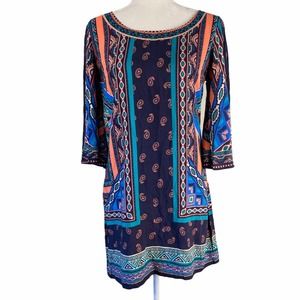 Flying Tomato Mixed Print Dress Sz M